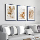 Kit com 3 Quadros Decorativos | Com moldura em madeira 40x60