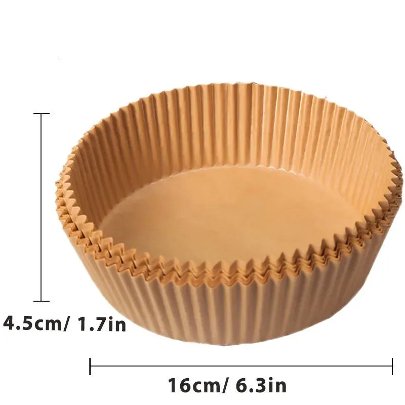 Kit forma de papel p/ Airfryer | 50 unidades