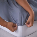 Kit Lençol Aconchego 400 fios | Microfibra percal acetinada