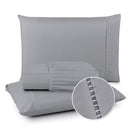 Kit Lençol Aconchego 400 fios | Microfibra percal acetinada