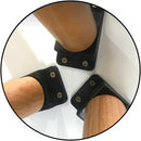 Kit 2 mesas de apoio | Pé em madeira