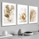 Kit com 3 Quadros Decorativos | Com moldura em madeira 40x60