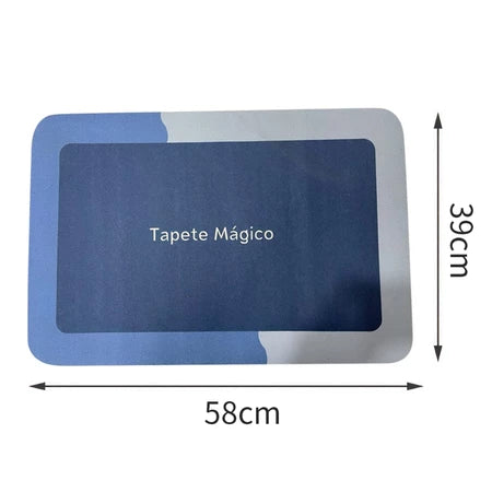 Tapete p/ banheiro | Rápida absorção | 58x39cm
